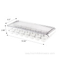 Clear Plastic Egg Tray Holder with Lid